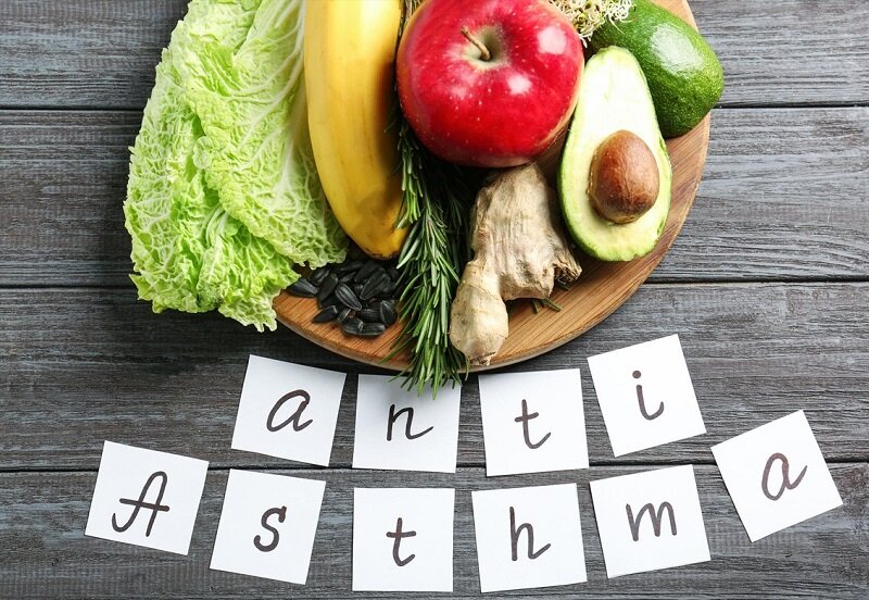 مواد غذایی مفید برای آسم و تنگی نفس